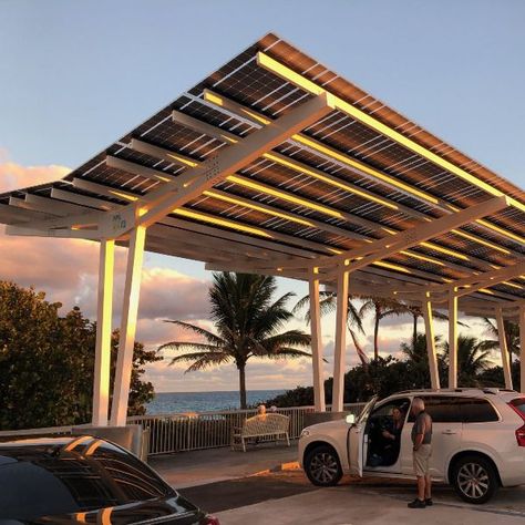 SolarScapes are modular, pre-engineered, prefabricated solar structures built with our award-winning Frameless LSX or Bifacial GSX Module Systems Solar Panel Canopy, Solar Structure, Industrial Canopy, Solar Canopy, Solar Panels Architecture, Solar Panel Roof, Solar Pergola, Solar Carport, Parking Structure