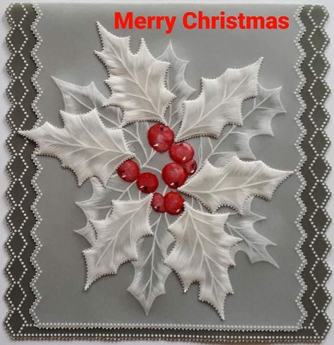 Pergamano Christmas Patterns Free, Pergamano Cards, Sample Christmas Cards, Parchment Design, Parchment Crafts, Parchment Paper Craft, Pop Up Card Templates, Vellum Cards, Stamped Christmas Cards