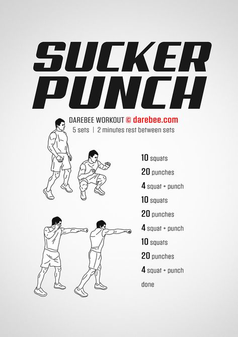 Suckerpunch Workout Punch Workout, Boxing Workout With Bag, Boxing Workout Plan, Shadow Boxing Workout, Cardio Boxing Workout, Punching Bag Workout, Boxing Workout Routine, Boxing Workout Beginner, Home Boxing Workout