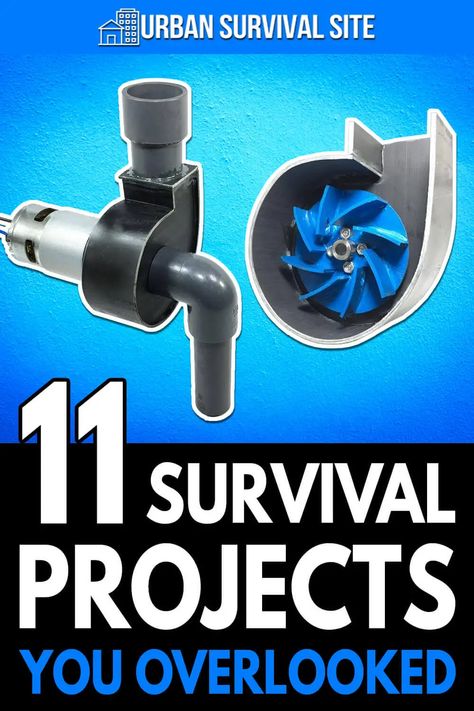 These survival projects could be essential to your family's safety in an emergency. Find out how to get started. Survival Projects, Emergency Preparedness Checklist, Survival Prepping Diy, Survival Skills Emergency Preparedness, Off Grid Survival, Shtf Survival, Survival Project, Emergency Prepardness, Survival Skills Life Hacks