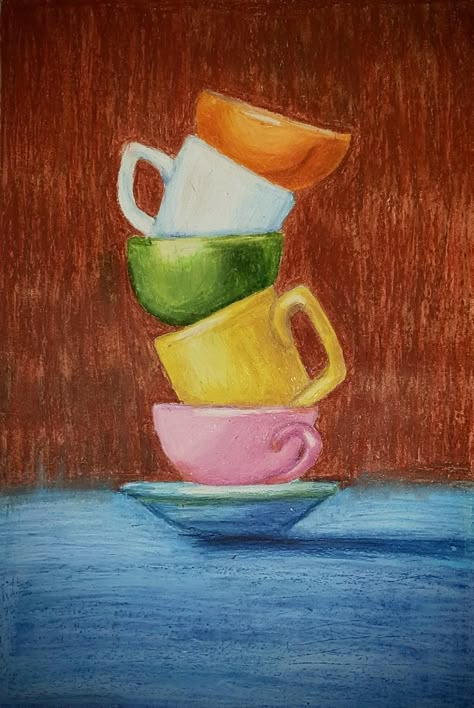 Soft Pastel Art, Pastel Sec, Colour Pencil, Oil Pastel Art, Oil Pastel Drawings, Still Life Drawing, Chalk Pastels, Poster Colour, Ap Art