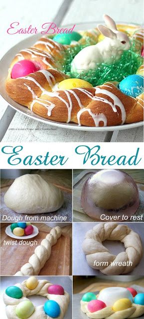 Braided Easter Egg Bread, Easter Egg Bread Recipe, Easter Egg Bread Braid, Sunday Bread, Easter Egg Bread, Easter Sunday Breakfast, Easter Breads, Baking Without Eggs, Easter Deserts