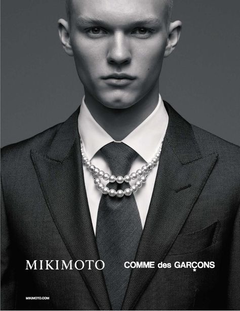 Comme Des Garçons Teams Up With Mikimoto On Pearl Jewelry Collection In Wave-Making Japanese Partnership Piercing Industrial, Piercing Labret, Dover Street Market, Mikimoto Pearls, Rei Kawakubo, Couture Week, Pearl Design, Fashion Advertising, Unisex Jewelry