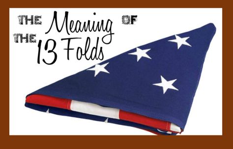 These are the meanings ascribed to each fold as our Flag is folded: The first fold of our Flag is a symbol of life. The second fold is a symbol of our belief in eternal life. The third fold is made… Flag Etiquette, Folded Flag, Flag Code, Patriotic Pictures, Slaap Lekker, United States Flag, Life Symbol, Good Morning Picture, Old Glory