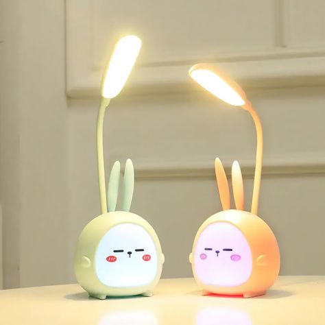 Light up your workspace with our Portable LED Desk Lamp. Stylish and practical for any modern home office. #DreamyHome #functionaldesign Rabbit Light, Best Desk Lamp, Minimal Desk, Green Rabbit, Led Reading Light, Bedroom Bedside Lamp, Kids Study, Table Led, Led Desk