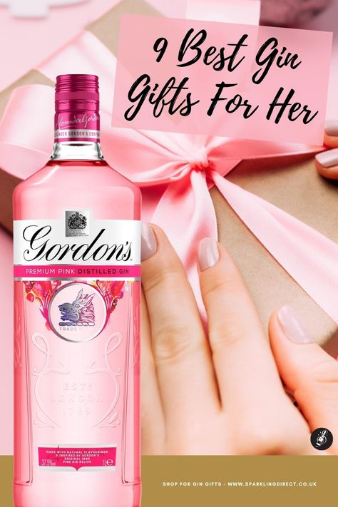 🍋 9 Best Gin Gifts For Her - When it comes to women’s #gifts, these nine #Gin hampers are the ideal choice! From #Gordon’s Pink Gin and# lemonade to Gin and #chocolates, Gin gifts don’t get much better than these! Complete with a #personalised message and #UK delivery, they’re the perfect gifts for any #woman in your life. So why not take a look or #Pin this for later? Pink Gin Recipe, Gin And Tonic Gifts, Best Gin And Tonic, Empress Gin, Gin And Lemonade, Gordon's Gin, Gifts For Gin Lovers, Tanqueray Gin, London Gin