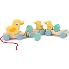 Amazon.com: Pull Along Ducks : Toys & Games Pull Along Toys, Duck Toy, 3 Eggs, Little Duck, Baby Ducks, Puzzles Gifts, Learning Numbers, 2nd Baby, Pull Toy