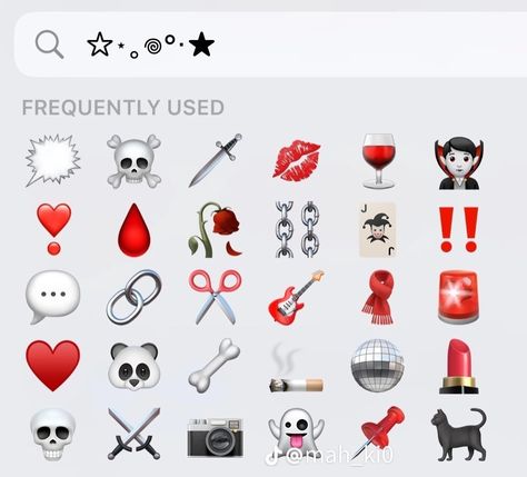 F1 Emoji Combo, White Emoji Combos, Red Emoji Combos, Red Emoji Combinations, Girl Night Aesthetic, Cute Emoji Combos, Aesthetic Ariana Grande, White Emoji, Black Emoji