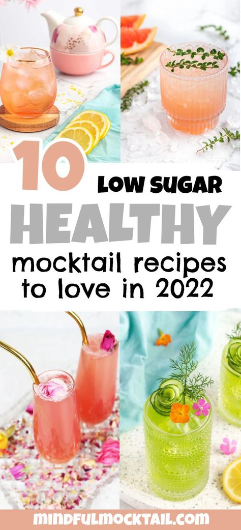 Low Cal Mock Tails, Mocktails Non Alcoholic Low Carb, Mocktails Non Alcoholic Easy Low Calorie, Mocktails Low Carb, Simple Mocktails Healthy, No Sugar Mocktails Non Alcoholic, Low Calorie Mock Tails, Macro Friendly Mocktails, Non Sweet Mocktail