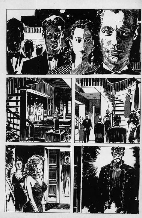 Jorge Zaffino, Comic Storyboard, Sergio Toppi, Graphic Novel Illustration, Comic Book Drawing, Comic Book Layout, Black And White Comics, Comic Layout, Graphic Novel Art