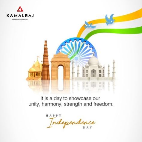 Celebrating the spirit of freedom and unity! This Independence Day, let’s honor the sacrifices of our heroes and continue to build a nation of dreams, strength, and togetherness. Kamalraj Group is proud to be a part of India’s journey towards progress and prosperity. Wishing everyone a Happy Independence Day! 🇮🇳 #IndependenceDay #Freedom #ProudIndian #KamalrajGroup 15th August Independence Day Creative Ads Poster, Indipandans Day Post, 15 August Creative Ads, Independence Creative Ads, Happy Independence Day Creative Ads, Indian Independence Day Creative Ads, Independence Day Ads Creative, India Independence Day Creative, Creative Independence Day Post