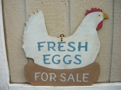 Eggs For Sale Sign Ideas, Fresh Eggs For Sale Sign, Eggs For Sale Sign, Fresh Eggs For Sale, Antique Trade Sign, Types Of Eggs, Eggs For Sale, Chicken Signs, Sale Sign