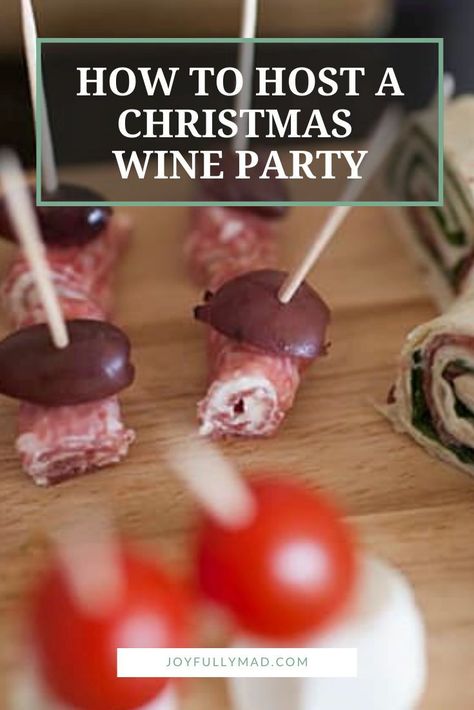 A wine and appetizer party for friends is the perfect solution next time you're planning a Christmas party or gathering for friends! Christmas Wine Night Ideas, Holiday Wine Tasting Party, Wine Exchange Party Ideas, Christmas Wine And Cheese Party, Christmas Wine Night, Wine Party Aesthetic, Wine Exchange Party, Wine And Cheese Party Ideas, Wine Party Ideas