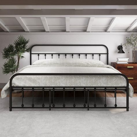 Bed Metal, Spindle Bed, Storage Platform Bed, Storage Platform, Solid Wood Platform Bed, Queen Size Bed Frames, Wood Platform Bed, Metal Bed, Metal Bed Frame