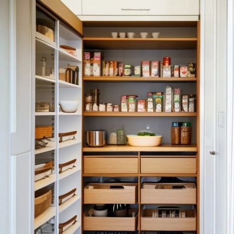 Everything You Need to Know About Larder and Pantry Cupboards 10 Larder Cupboard Ideas, Kitchen Larder Cupboard, Cupboard Ideas, Kitchen Larder, Larder Cupboard, Pantry Cupboard, Kitchen Utilities, Utility Room, Kitchen Reno