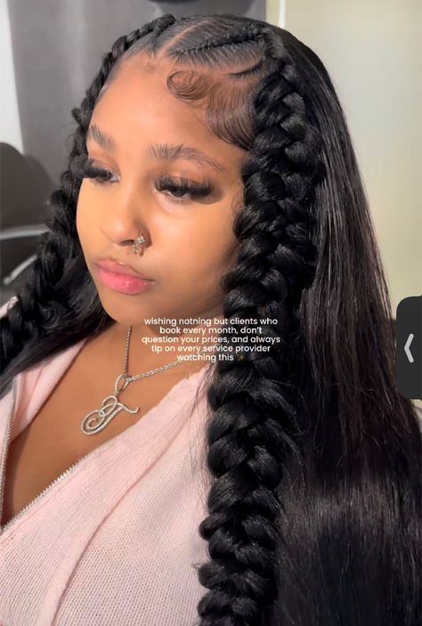 17 Birthday Hairstyles, Braids Quick Weave, Lace Front Styles, Halo Braid With Weave, Braided Hairstyles For Black Women Cornrows, Frontal Wig Hairstyles, Birthday Hairstyles, Quick Weave Hairstyles, Slick Hairstyles