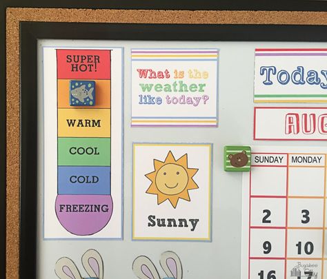 DIY Toddler Calendar Paint Sample Calendar, Kids Chore Board, Toddler Calendar, Kindergarten Calendar, Toddler Curriculum, Circle Time Activities, Preschool Circle Time, Diy Back To School, Learning Printables