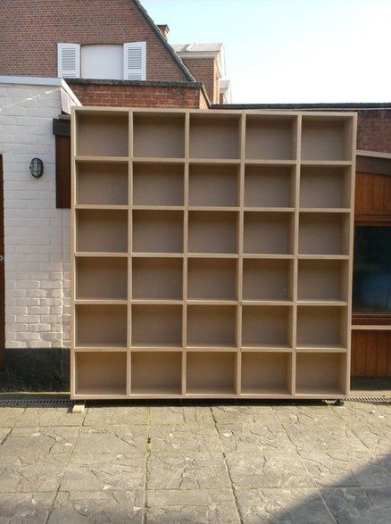 mdf bookcase, this would be amazing in a scrap room! Mdf Bookshelf Diy, Mdf Bookshelf, Mdf Bookcase, Diy Bookshelf Plans, Scrapbook Room Organization, Bookshelf Diy, Scrapbook Rooms, Bookcase Plans, Diy Bookshelf