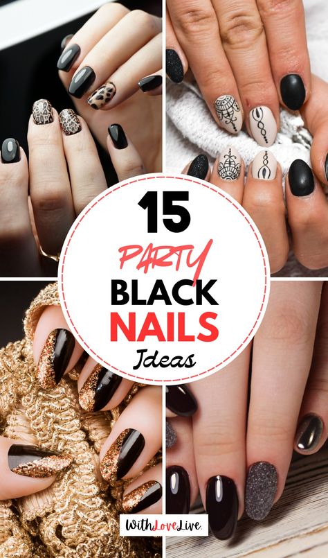 If you are looking for a gorgeous and versatile nail set, rest assured that black nails are a go-to style. It is safe to say that whether you’re new to bold and daring colors or a longtime fan, black nails can add instant sophistication to your fingertips. Cute Black Nail Designs, Black Nails Design Ideas, Black Nails Design, Cute Black Nails, Chic Minimalist Style, Nails Design Ideas, Statement Nail, Manicure Inspiration, Nail Pops