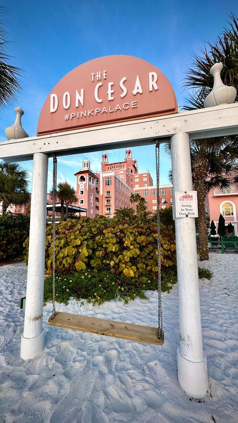 Experience Florida’s Iconic Pink Palace: The Don CeSar! Located right on the white sands of St. Pete Beach, this luxury beachfront resort… | Instagram St Pete Beach Florida, Santa Rosa Beach Florida Restaurants, Saint Pete Beach Florida, The Saint Hotel St Pete, Vintage Tampa Florida, Pink Palace, The Don, White Sand, Tampa Bay