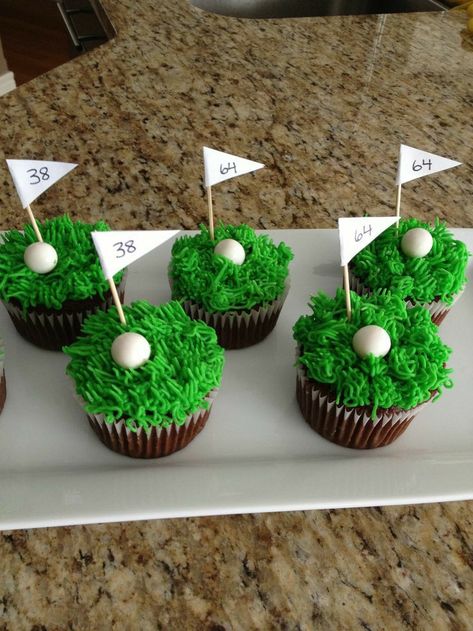 Golf Rehearsal Dinner Ideas, Golf Partee, Golf Themed Cakes, Golf Cupcakes, Golf First Birthday, Sport Ideas, Golf Birthday Cakes, Golf Theme Party, Birthday Golf