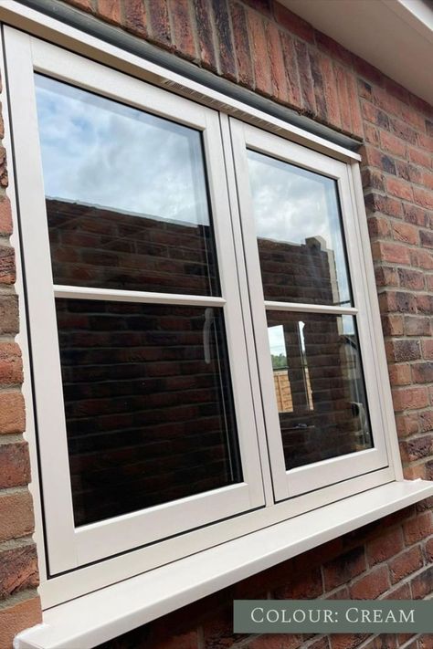 Get up close and personal with our Cream windows. Our Cream is the perfect option for those wanting a neutral colour with more warmth than White! In addition, our Cream is RAL code 9001, so it is easy to match if you wish to update your property's facias and trims too. For more information on our Timberlook range, including the colours we offer, please visit timberlook.com or ring one of our friendly team members on 01253 888222 Cream Windows, Georgian Windows, Affordable Windows, Ral Code, French Doors Patio, Up Close And Personal, Windows Exterior, Sash Windows, Door Design