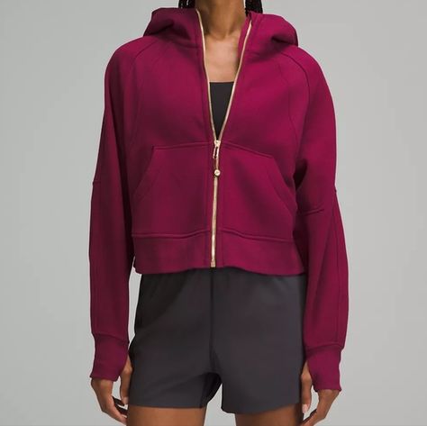 NWT Lululemon Scuba Oversized Full-Zip Hoodie Deep Luxe/Gold XS/S Scuba Oversized Full Zip, Lululemon Sweatshirt, Cropped Half Zip, Joe Wicks, Lululemon Scuba Hoodie, Lululemon Define Jacket, Lululemon Scuba, Lululemon Jacket, Women Hoodies Sweatshirts