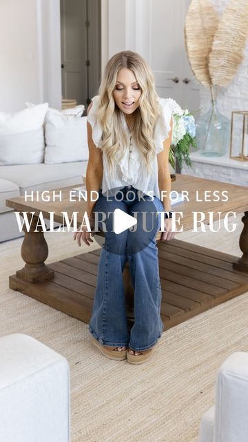 Jenny Reimold | Style your home in a designer way on a Walmart budget! Grab this jute rug, or it's sister rugs, from Walmart ....use it alone or layer it... | Instagram Walmart Home, Walmart Finds, Chasing Dreams, Neutral Fashion, Neutral Rugs, Jute Rug, Coastal Homes, Budgeting, Rug