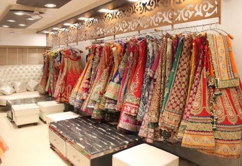 Where to Buy Bridal Lehengas in Chandni Chowk : With Price and Pics Chandni Chowk, Bridal Store, Salwar Kamiz, Indian Bridal Wear, Bridal Stores, Boutique Interior, Wedding Lehenga, Indian Wedding Outfits, Indian Attire