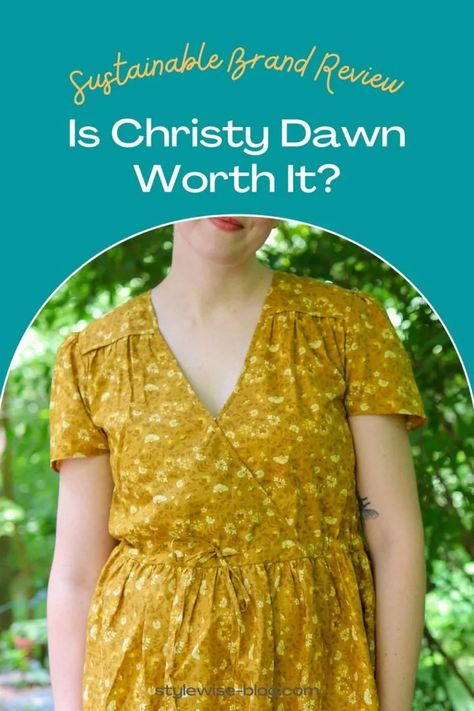 Is Christy Dawn Worth It? Dawn Dress Review - StyleWise Christy Dawn Dress, Christy Dawn, Spring Fashion Trends, Sustainable Brand, Worth It, Sustainable Fashion, Style Guides, Spring Fashion, Look At