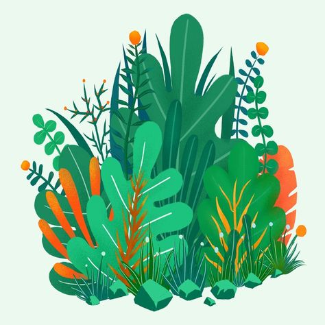 Vegetation Illustration, Jungle Illustration, Illustration Art Kids, Plant Vector, 강아지 그림, Beauty Standards, Plant Illustration, Authentic Self, Nature Illustration