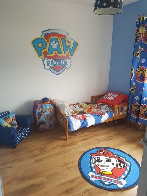 Paw Patrol Bedroom Ideas, Paw Patrol Room Decor, Paw Patrol Bedroom Decor, Toddler Boy Room Themes, Paw Patrol Room, Paw Patrol Bedroom, Boy Room Themes, Paw Patrol Decorations, Toddler Boy Room Decor