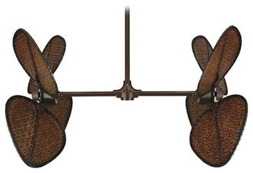 Double Ceiling Fan, Dual Ceiling Fan, Bamboo Blade, Fanimation Ceiling Fan, Tropical Ceiling Fans, Monkey Accessories, Ceiling Fan Motor, Traditional Ceiling Fans, Ceiling Fan Blades