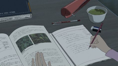 Aesthetic Anime Gifs Study, Studio Ghibli Studying Gif, Anime Exam Aesthetic, Studying Gif Student Aesthetic, Anime Studying Gif, Studying Gif Student, Study Gif Aesthetic, Study Images Student, Anime Studying Student