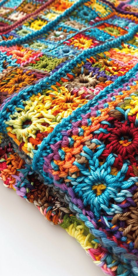 Unique crochet blanket