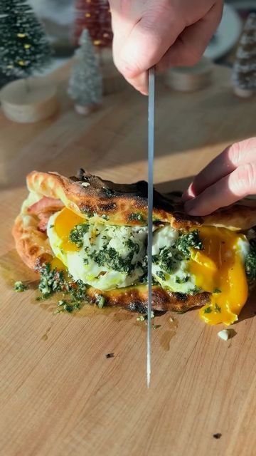 Ooni on Instagram: "Start your morning & your year off right with a delicious breakfast sammy like this one made by Ooni user @jameson_jack! Start with your favorite pizza dough, drizzle some olive oil over it, then fold it in half and bake it like a calzone. You now have the perfect vehicle for all your favorite breakfast sandwich fillings. . #Breakfast #Pizza #Baking #Ooni" Pizza Fold Over, Folded Pizza, Italian Sandwiches, Pizza Baking, Leftover Dough, Italian Sandwich, Italian Cafe, Pizza Sandwich, Sandwich Fillings