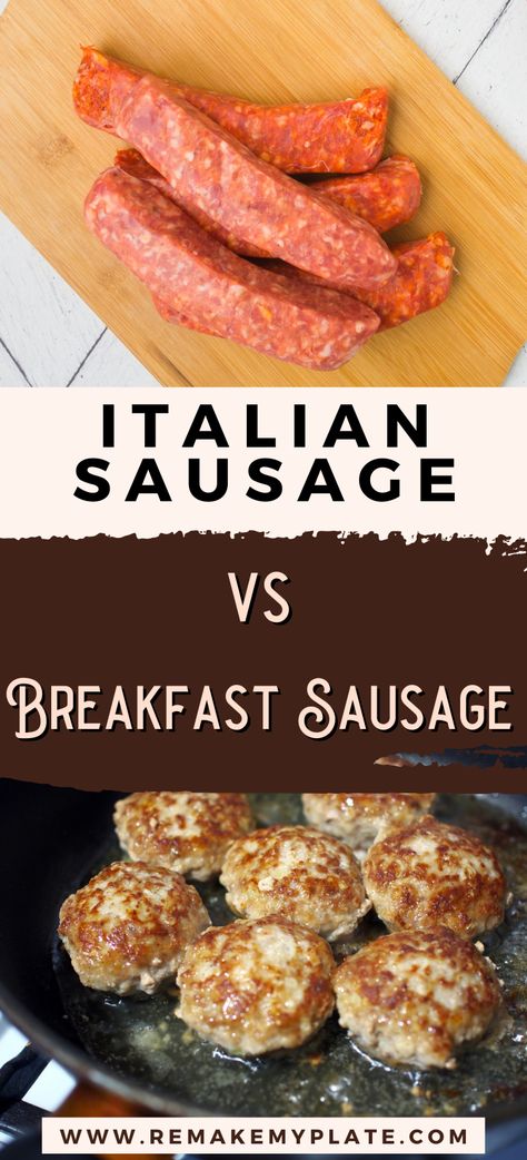 Breakfast Italian Sausage, Sweet Italian Sausage Breakfast Recipes, Italian Sausage Breakfast Recipes, Italian Sausage Breakfast, Sweet Italian Sausage Recipes, Italian Sausage Seasoning, Breakfast Sausage Seasoning, Homemade Italian Sausage, Homemade Italian Seasoning