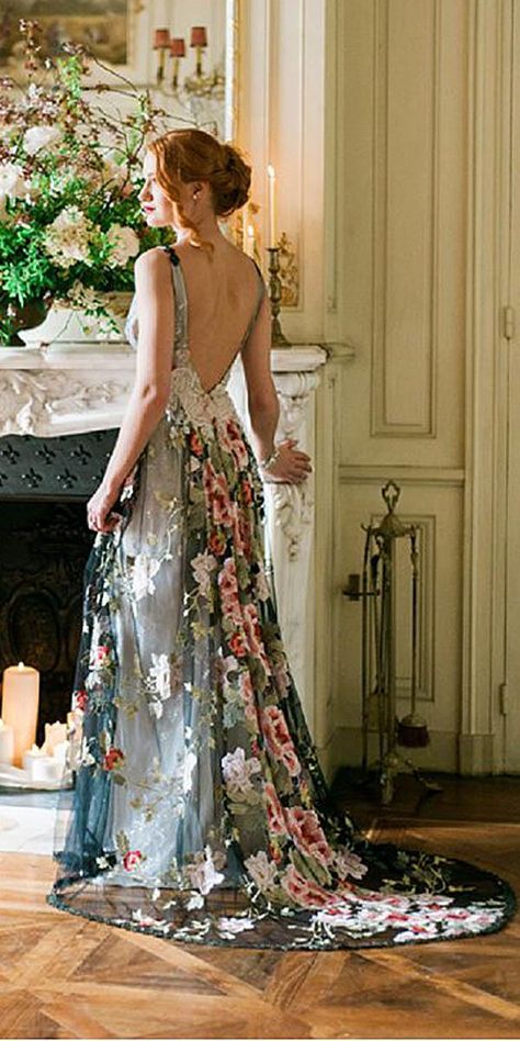 Floral Wedding Dresses, Sakura Wedding, Stylish Gown, Sabyasachi Lehenga, Unusual Wedding, Floral Wedding Dress, Red Lehenga, Traditional Wedding Dresses, Beauty Dress