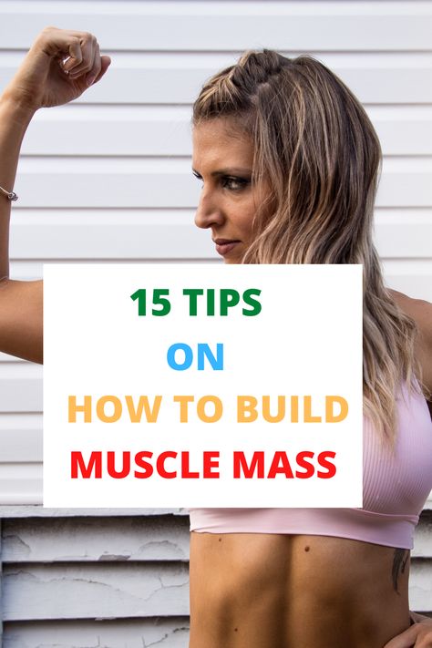 15 strategies for muscle mass gain How To Increase Muscle Mass Women, Best Way To Build Muscle For Women, How To Get Muscles, Muscle Mass Workout, Muscle Building Exercises, Mass Building, Unique Ear Piercings, Muscle Definition, Build Muscle Mass