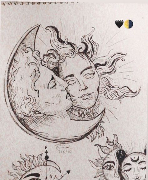 Mouth Drawing Reference, Mouth Drawing, Sun And Moon Drawings, Astronomy Art, Moon Drawing, Soyut Sanat Tabloları, Moon Sun, Arte Sketchbook, Wow Art