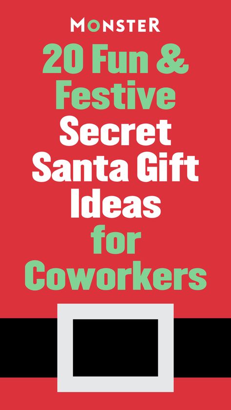 What’s your Secret Santa 🎅 comfort level? Whether you’re thrilled - or not - by the thought of exchanging gifts with coworkers, these ideas are sure to be a hit. Secret Santa Week Themes, Secret Santa Pranks For Coworkers, Secrets Santa Gift Ideas, Daily Secret Santa Gift Ideas, Secret Santa Daily Gift Ideas, Secret Santa Theme Days, Fun Secret Santa Ideas For Coworkers, Simple Secret Santa Gifts, Unique Secret Santa Gifts