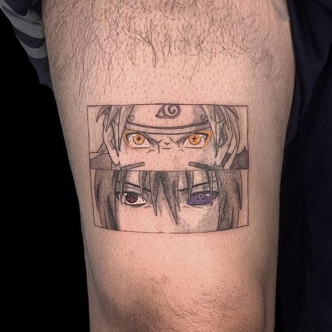 6 Me gusta, 0 comentarios - AnimeTattoo 🥰 (@animetattoo100k) en Instagram: "Naruto & Sasuke 🥰 COOL @ulyssestheamazing 😈  Follow me and Tag your. Otaku Friends to the best…" Sasuke Naruto Tattoo, Naruto Sasuke Tattoo Ideas, Sasuke Uchiha Tattoo Design, Naruto Sasuke Tattoo, Sasuke X Itachi Tattoo, Anime Tattoo Artist, Better Me, Small Chest Tattoos, Naruto Tattoo