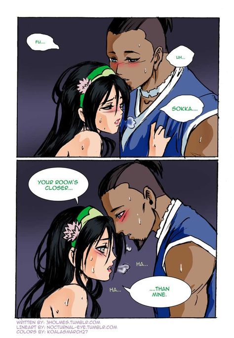 Tokka That Night Comic All Parts, Tokka That Night, Sokka X Toph Fanart That Night, Tokka That Night Comic Part 2, Tokka Avatar Fanart, Tokka Avatar, Tokka Fanart, Sokka X Toph Fanart, Scene Pfp