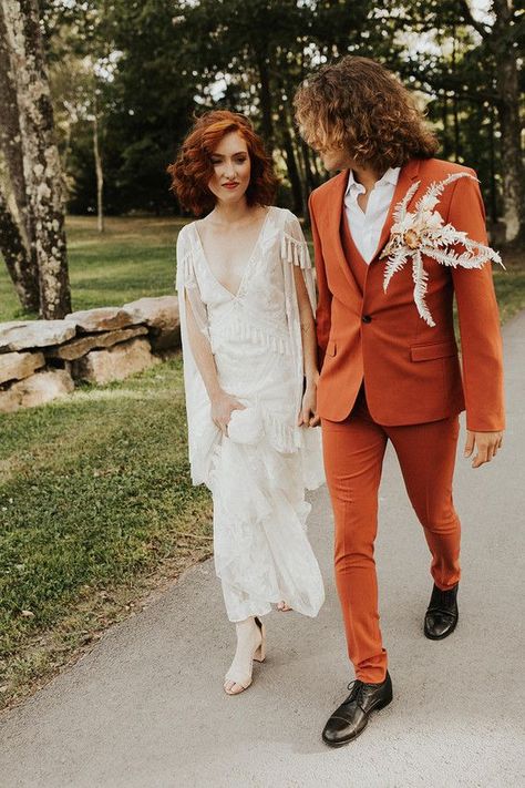 Mens Unique Wedding Attire, Funky Wedding Suit, 70s Wedding Groom, Unique Wedding Suits Groom, 70s Wedding Suit Men, Unique Wedding Suits Men, Retro Groom Attire, 70s Mens Suit, 70s Groom Suit