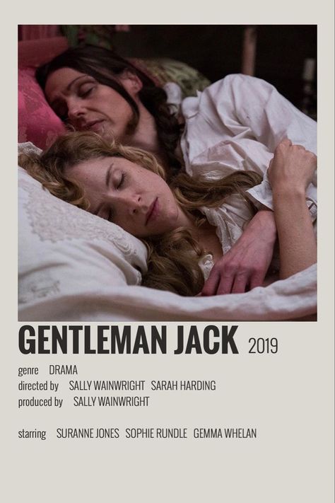 Gentlemen Jack, Sophie Rundle, Sarah Harding, Suranne Jones, Creepy Movies, Gentleman Jack, Film Poster Design, Girlfriend Goals, Film Poster