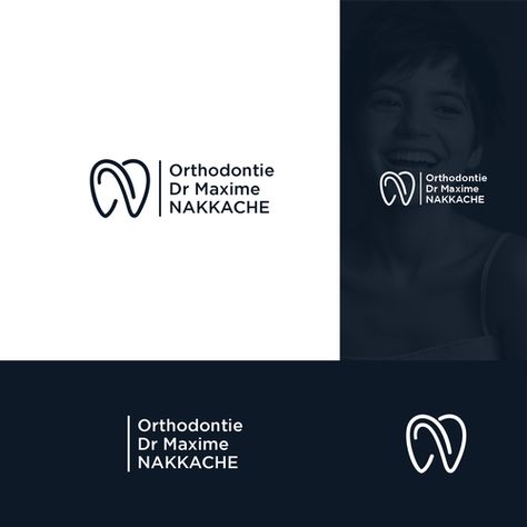 Designs | Logo pour un orthodontiste | Logo design contest Dental Clinic Logo Brand Identity, Logo Dental Clinic, Orthodontics Logo, Trust Logo, Dental Branding, Dental Logo, New Logo Design, Home Logo, New Logo