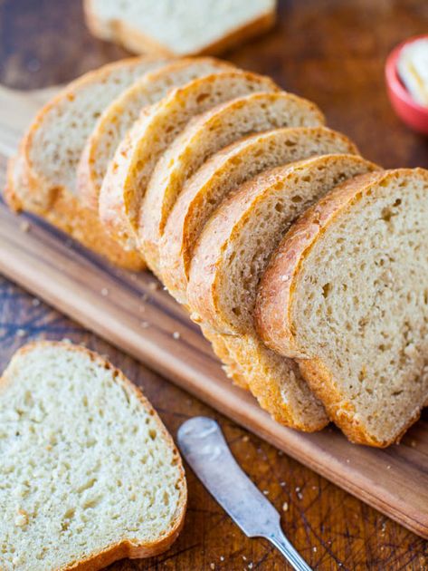 Cup4cup Bread Recipes, Perfect White Bread, Fluffy Oatmeal, Sandwhich Bread, Homemade Sandwich Bread, Wonder Bread, Homemade Sandwich, Averie Cooks, Oatmeal Bread