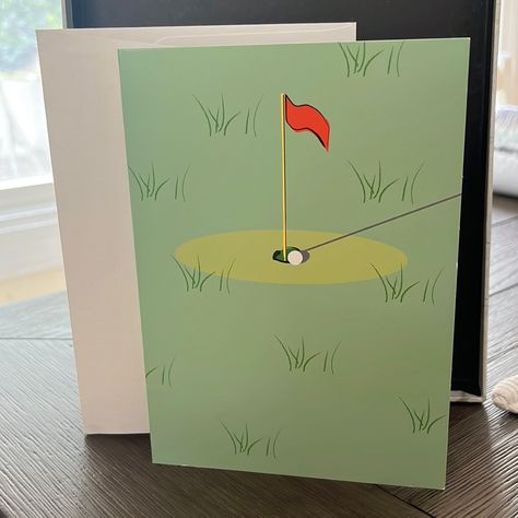 All Greeting Cards 3/$5. Add 3 To To Your Bundle And I’ll Send An Offer For $5! This Is A Brand New Golfer Golf Funny Happy Birthday Card By Graphique Defrance. Comes With Matching White Envelope. Smoke And Pet Free Home Golfing Birthday Cards, Golf Business, Golf Funny, Golf Birthday Cards, Golf Cards, Merry Christmas Tags, Happy Birthday Card Funny, Golf Theme, Vintage Stationery