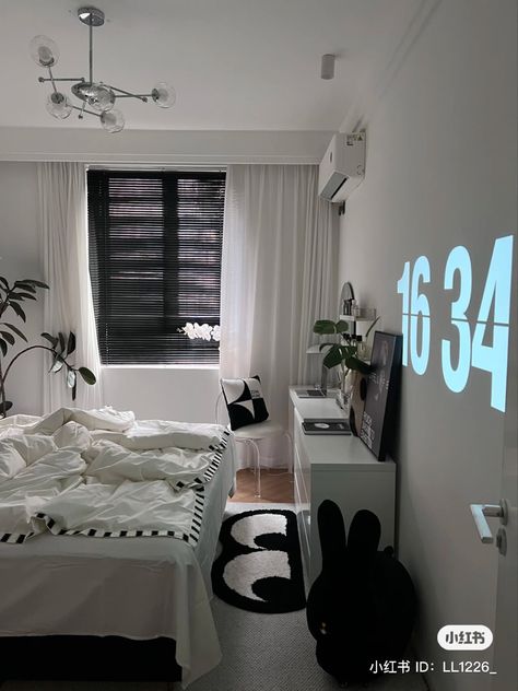 White Room, Room Idea, Black N White, My Room, White, Black