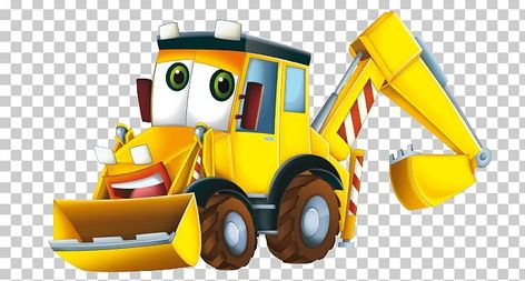 Bulldozer Cartoon, Excavator Cartoon, Excavator Clipart, Cartoon Vehicles, Bride And Groom Silhouette, Child Free, Birthday Cake Topper Printable, Baby Frock Pattern, Love Background Images